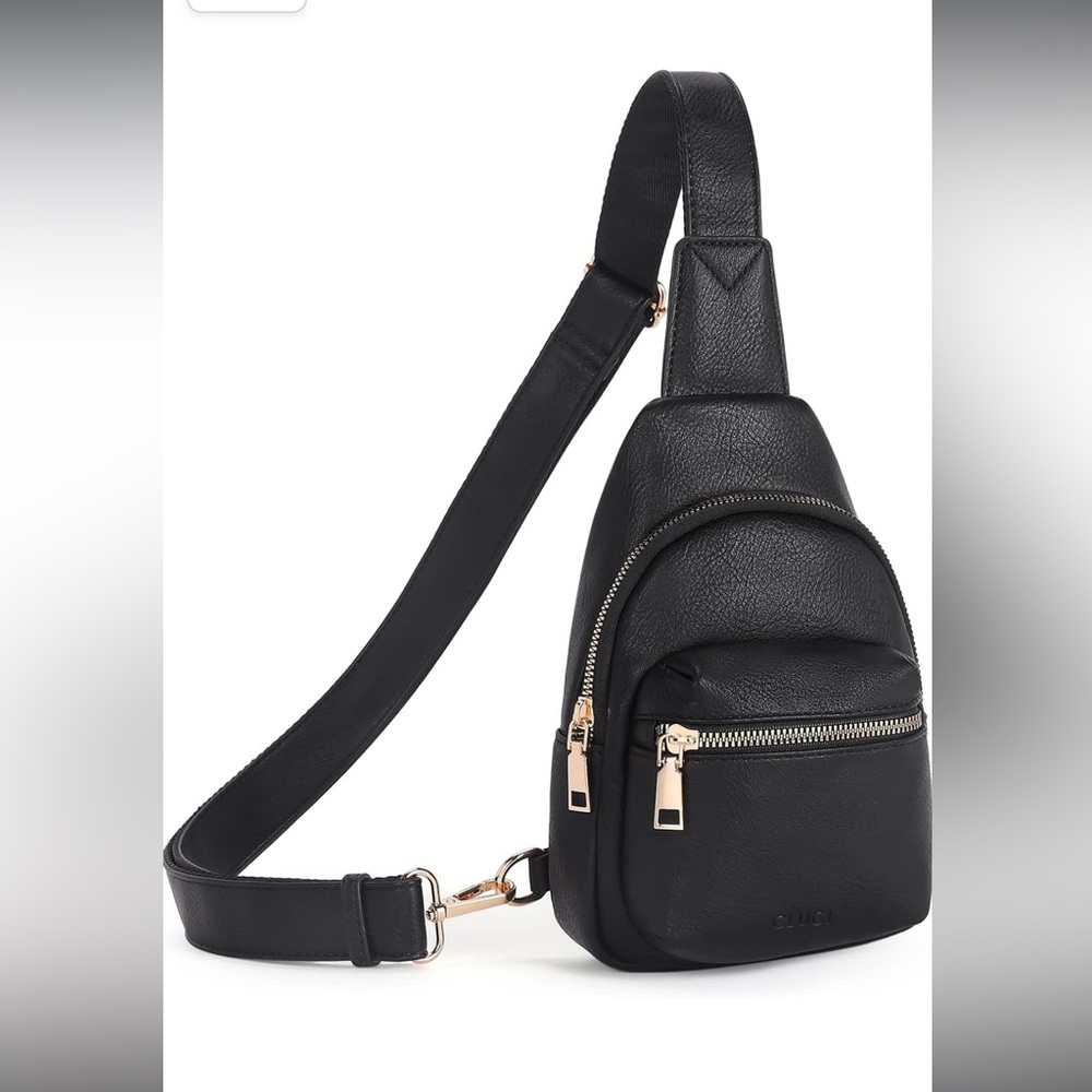 Small Sling Bag for Women,Vegan Leather Fanny Pack Crossbody Bags for Women,